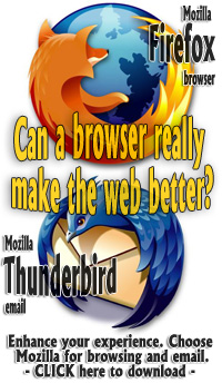 CardinalFactor.Net recommends mozilla firefox & mozilla thunderbird