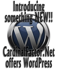 CardinalFactor.Net offers wordpress